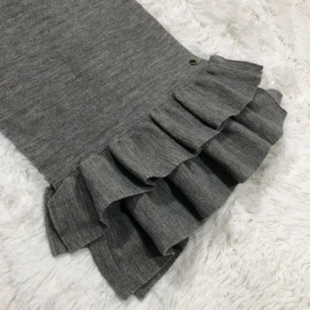 Kate Spade Layered Ruffle Muffler Scarf